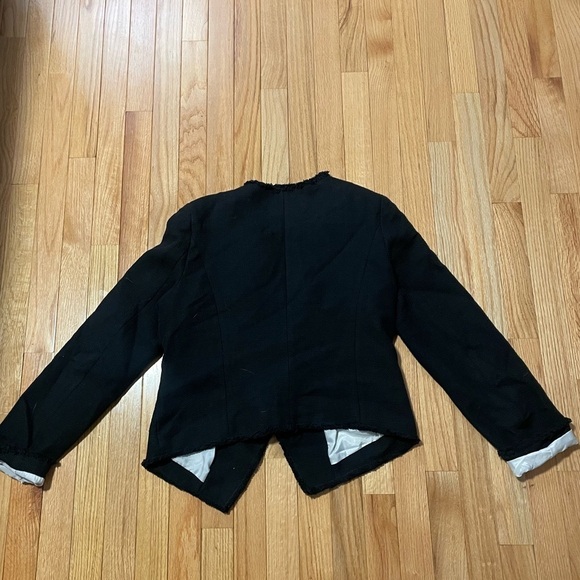 Joie Black Jacket with White Inner Lining Size Large - Picture 7 of 7